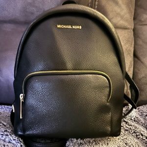 Michael Kors Erin Medium Pebbled Leather Backpack